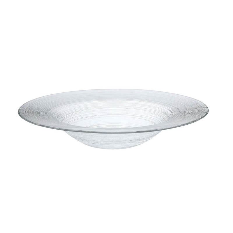 Πιάτο Ζυμαρικών ''CIRCLE'' Γυάλινο Φ29.5x6cm HOR1503K4 