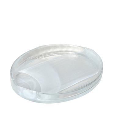 Atlas Οβάλ Πιατέλα ''Alabaster'' Λευκό 21X16.5cm HOR1612K6 Espiel