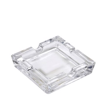 Σταχτοδοχείο Τετράγωνο Γυάλινο 14.8x14.8x3.5cm HOZ5440 Espiel