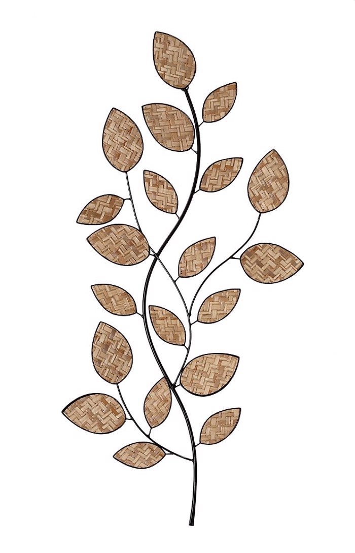 Espiel Diakosmitiko Toixou Metalliko Bez me Fulla apo Psatha 43.5X91ek ICY126