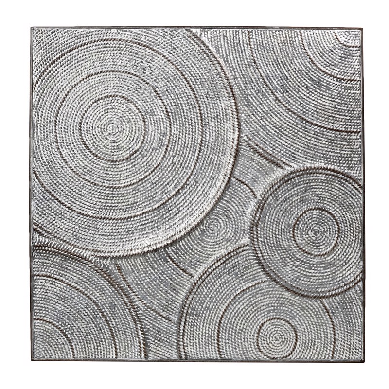 Πίνακας Μεταλλικός Γκρι Κύκλοι 93Χ93εκ ICY156 Espiel