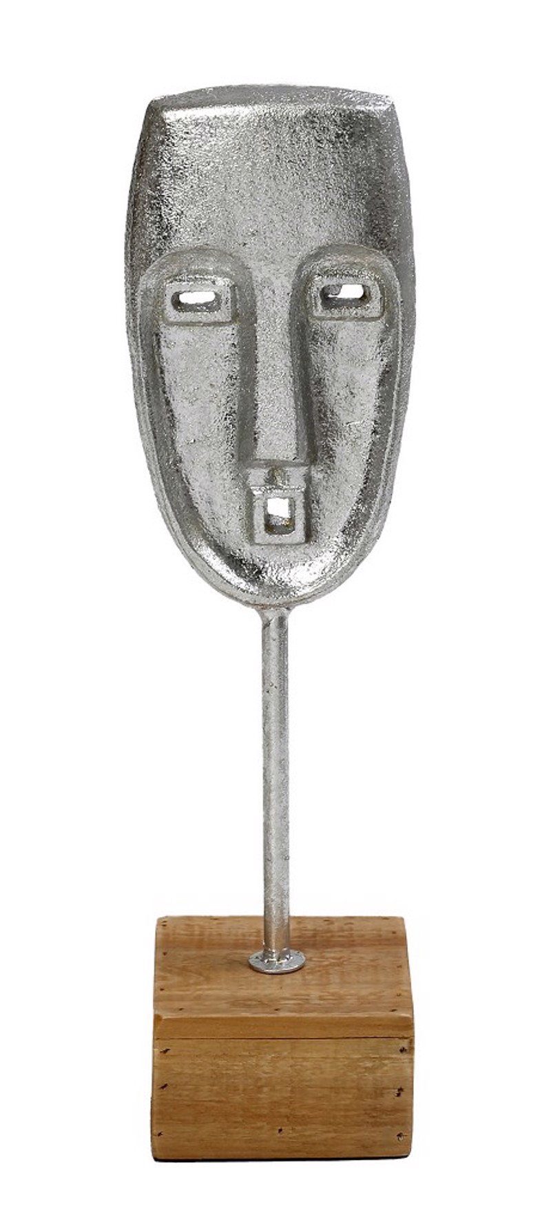 Espiel Επιτραπέζια Φιγούρα ''Κεφάλι'' Ασημί 10Χ10Χ40.5ε