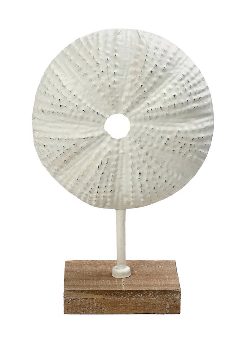 Espiel - ΣΗΜΑΝΤΙΚΟ: Σε περίπτωση διαφοράς τιμής από το κατάστημα ισχύει παντα και μόνο η τιμή του καταστήματος Espiel Επιτραπέζια Φιγούρα ''Αχινός'' Λευκή 25.5Χ10Χ38.