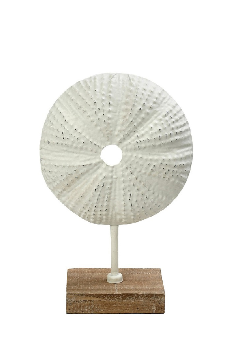 Espiel - ΣΗΜΑΝΤΙΚΟ: Σε περίπτωση διαφοράς τιμής από το κατάστημα ισχύει παντα και μόνο η τιμή του καταστήματος Espiel Επιτραπέζια Φιγούρα ''Αχινός'' Λευκή 20.5Χ10Χ31.