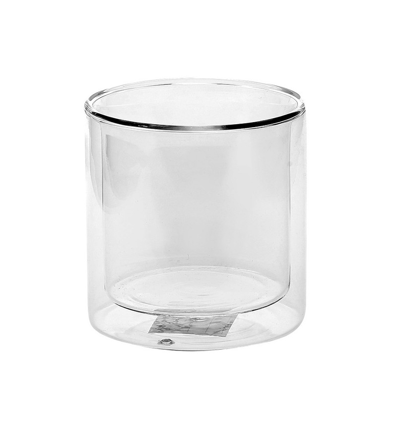 ΠΟΤΗΡΙ ΔΙΠΛΟΤΟΙΧΟ ΚΥΛΙΝΔΡΙΚΟ BOROSILICATE 350ML 9Χ9Χ9ΕΚ JAB106K2 ESPIEL