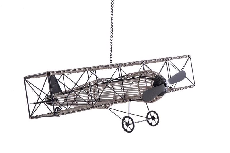 Espiel - ΣΗΜΑΝΤΙΚΟ: Σε περίπτωση διαφοράς τιμής από το κατάστημα ισχύει παντα και μόνο η τιμή του καταστήματος Κρεμαστό Διακοσμητικό Αεροπλάνο με Αλυσίδα Μεταλλικό Μα