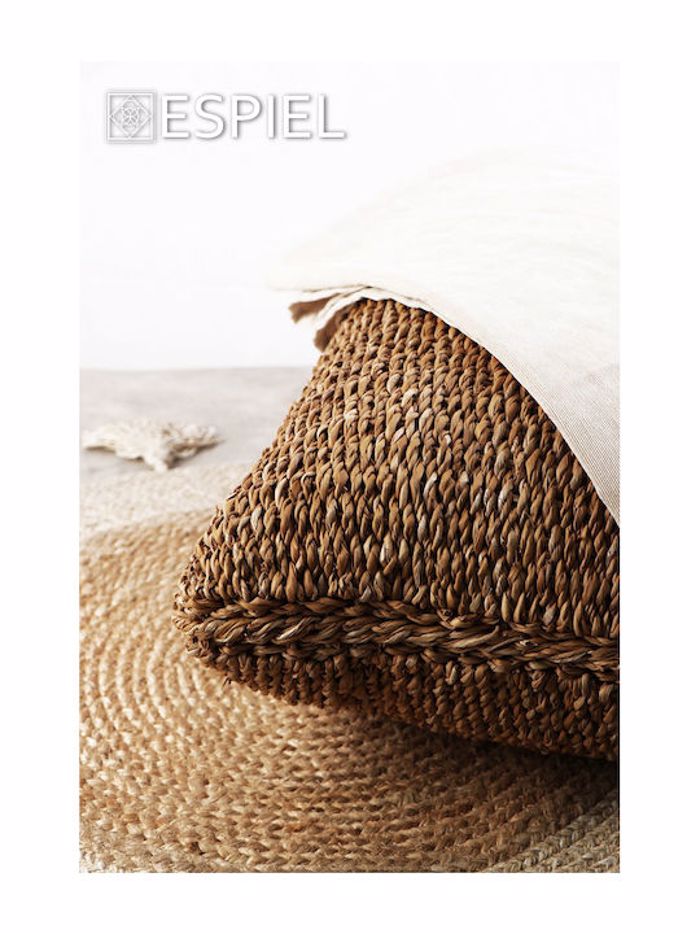 Maxilara-Pouf apo Seagrass Fusiki 80x80x20cm KAG381 Espiel