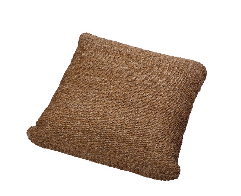 Έπιπλα σαλονιού agiovlasitishome - ΣΗΜΑΝΤΙΚΟ: Σε περίπτωση διαφοράς τιμής από το κατάστημα ισχύει παντα και μόνο η τιμή του καταστήματος Μαξιλάρα-Πουφ από Seagrass Φυσική 65x65x20cm KAG382 Esp