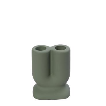 Κηροπήγιο Κεραμικό Πράσινο 8x6x10.5cm KLA303K4 Espiel