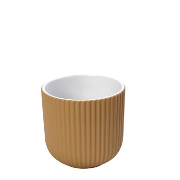 Βάζο Κεραμικό Ανοιχτό Πορτοκαλί Φ14.5x14cm KLA313K1 Espiel