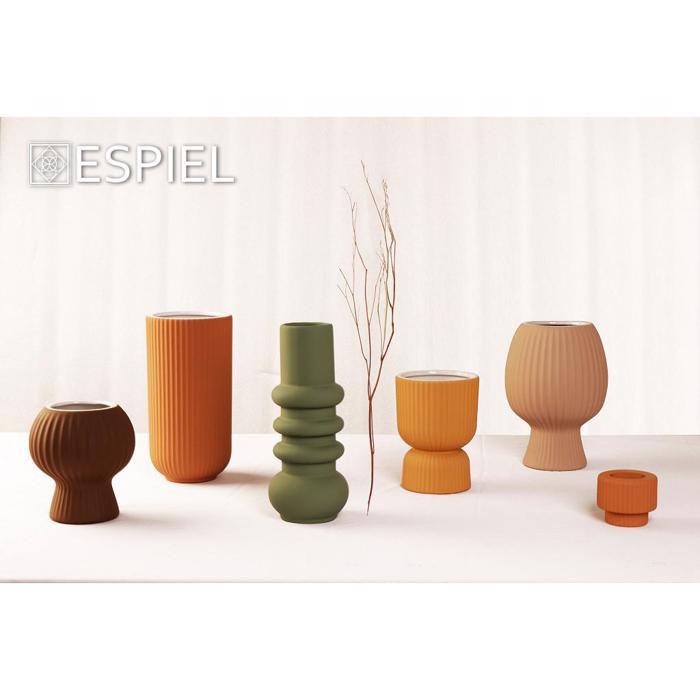Bazo Keramiko Skouro Portokali F12x23.8cm KLA317K1 Espiel