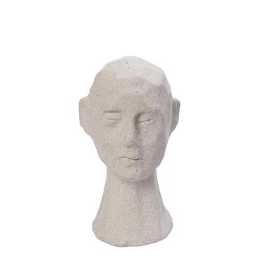 Κεφάλι Κεραμικό Λευκό Φ9.6x18cm KLA329K4 Espiel