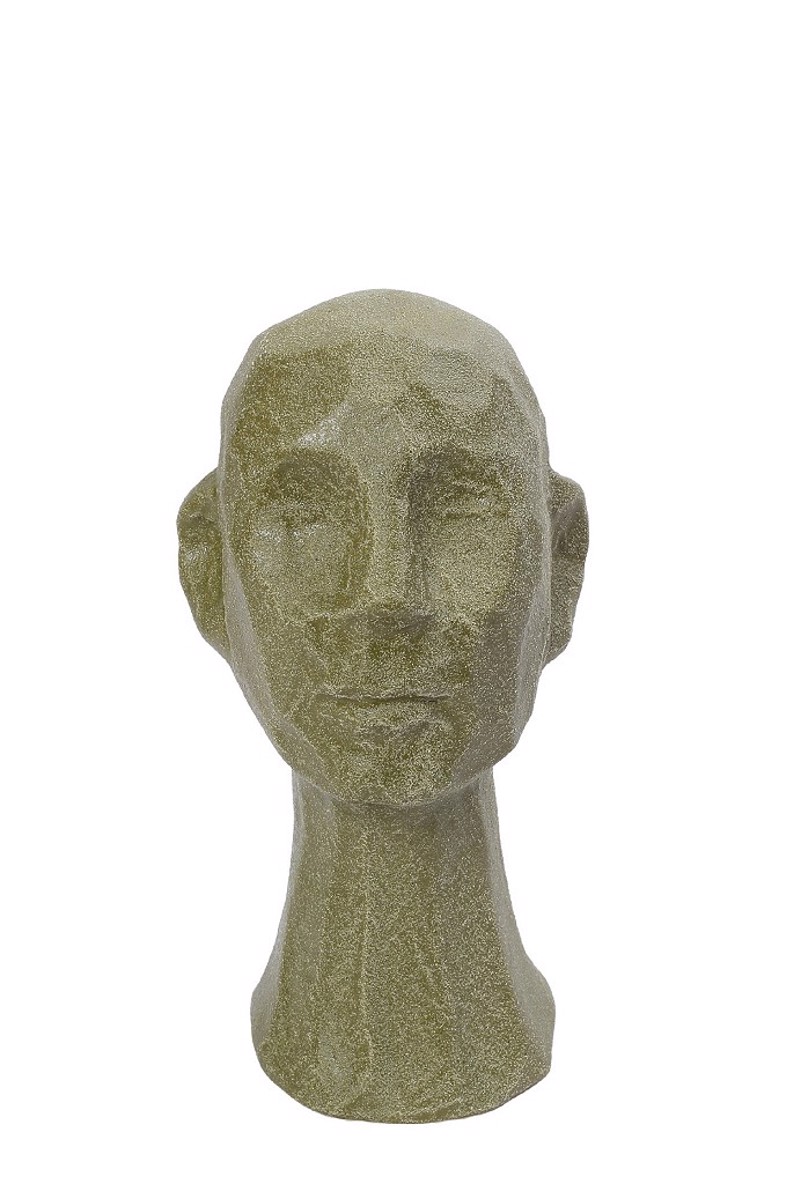 Διακοσμητικά Επιτραπέζια agiovlasitishome - ΣΗΜΑΝΤΙΚΟ: Σε περίπτωση διαφοράς τιμής από το κατάστημα ισχύει παντα και μόνο η τιμή του καταστήματος Κεφάλι Κεραμικό Πράσινο 11.7x11x21.7cm KLA333K1 Espiel