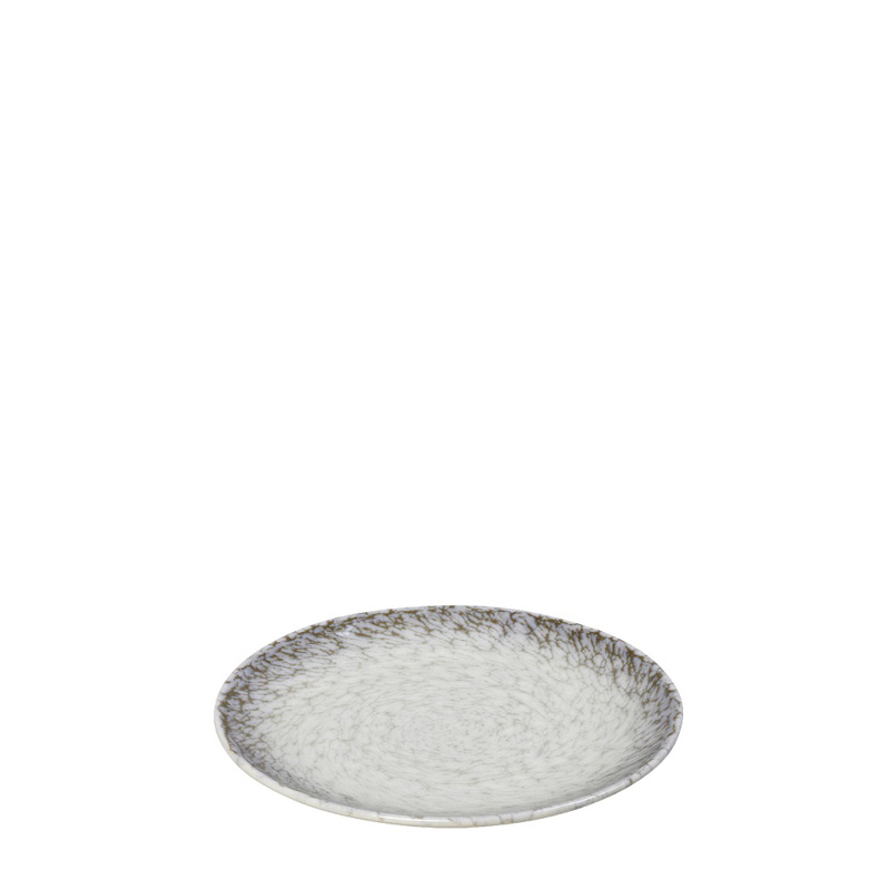 Πιάτο Ρηχό Πορσελάνης Λευκό/Γκρι Φ19X2cm KNA102K6 Espiel