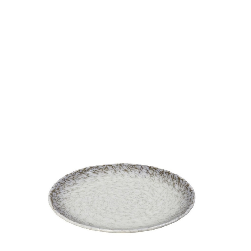 Πιάτο Ρηχό ''Canvas'' Πορσελάνης Γκρί Φ21x2.5cm KNA106K6 Espiel