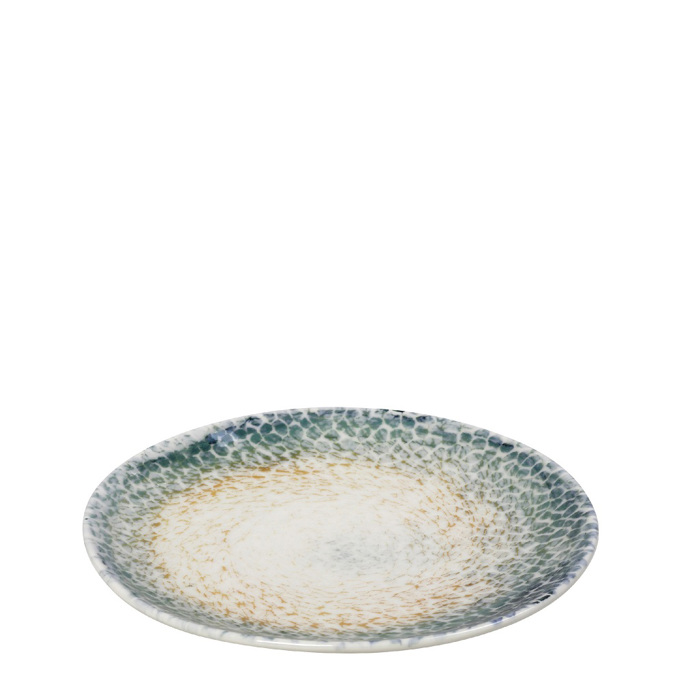 Lizard Piato Rixo Porselanis Lefko/Prasino F26X2.5cm KNB104K6 Espiel