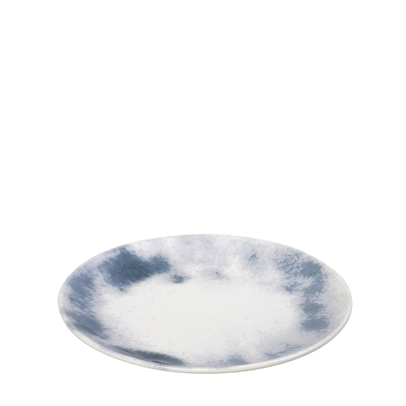 Υαλικά agiovlasitishome - ΣΗΜΑΝΤΙΚΟ: Σε περίπτωση διαφοράς τιμής από το κατάστημα ισχύει παντα και μόνο η τιμή του καταστήματος Πιάτο Ρηχό 'SKY' Πορσελάνης Μπλέ/Λευκό Φ26x2.5cm KND104