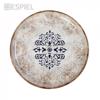 Piato Nordic/Step Rixo ''MOSAICO'' Porselanis Bez/Mple F21x1.5cm KNJ130K6 Espiel