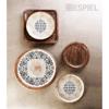 Piato Nordic/Step Rixo ''MOSAICO'' Porselanis Bez/Mple F21x1.5cm KNJ130K6 Espiel