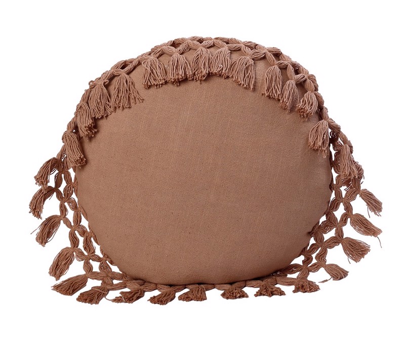 Μαξιλάρια διακοσμητικά agiovlasitishome - ΣΗΜΑΝΤΙΚΟ: Σε περίπτωση διαφοράς τιμής από το κατάστημα ισχύει παντα και μόνο η τιμή του καταστήματος Διακοσμητικό Μαξιλάρι Ροζ με Γέμιση Φ46x15cm KUF108 Esp