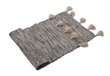 Runner Μπεζ/Μαύρο 180x50cm KUF113 Espiel