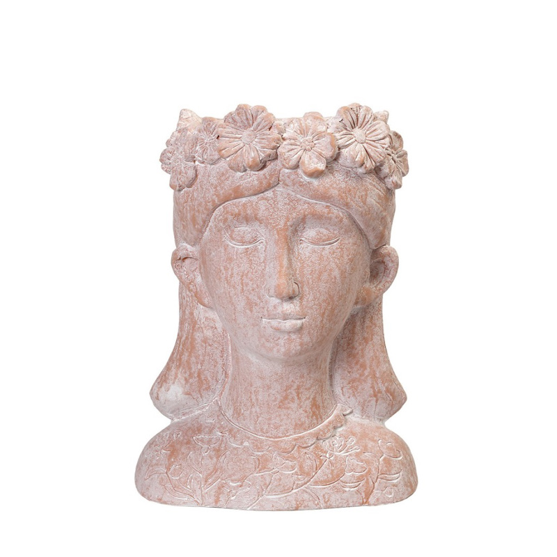 Κασπώ Φιγούρα Πρόσωπο Σομόν 26.5x23x38cm KUN306 Espiel