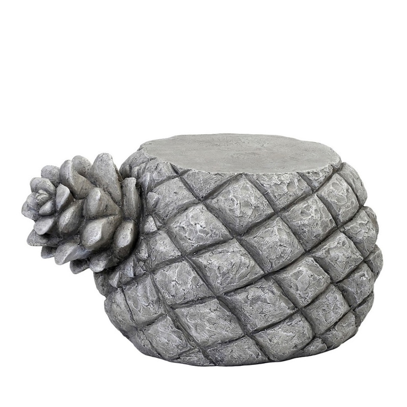 Έπιπλα σαλονιού agiovlasitishome - ΣΗΜΑΝΤΙΚΟ: Σε περίπτωση διαφοράς τιμής από το κατάστημα ισχύει παντα και μόνο η τιμή του καταστήματος Τραπεζάκι Ανανάς Γκρι 47.5x30.5x26cm KUN315 Espiel