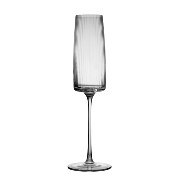 Ποτήρι Σαμπάνιας ''DIZZY FLUTE'' Γυάλινο 250ml Φ4.5x26cm LEG240K4 Espiel