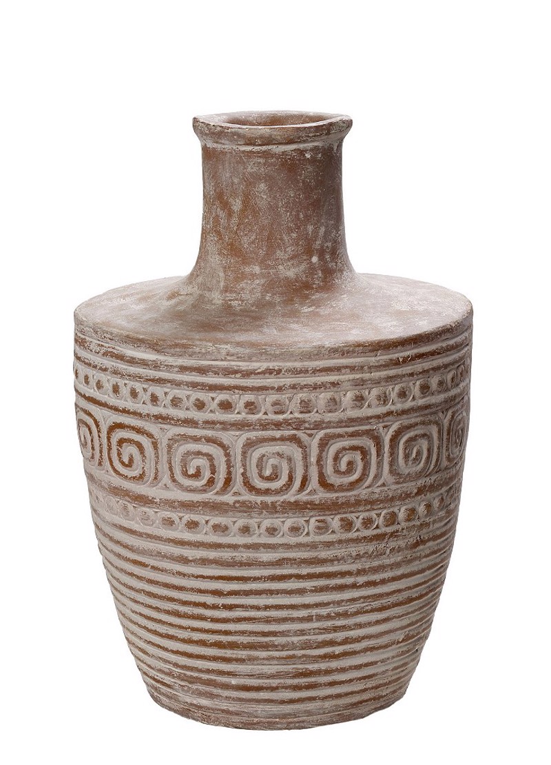 Βάζο Χάρτινο Terracota Καφέ 38cm LIF124 Espiel