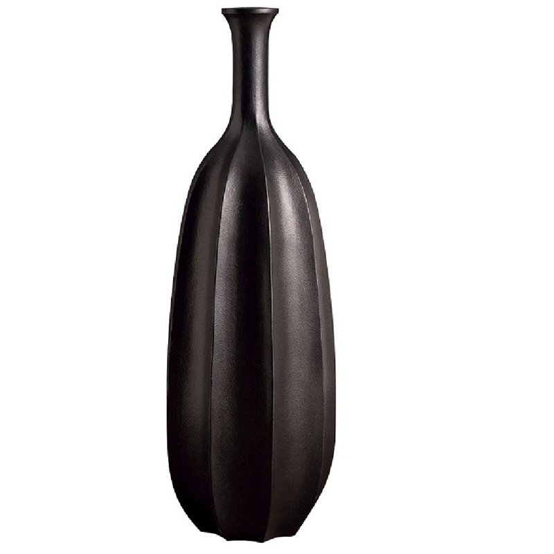 Βάζο Fiberclay Μαύρο L Φ42x120cm LOF108 Espiel