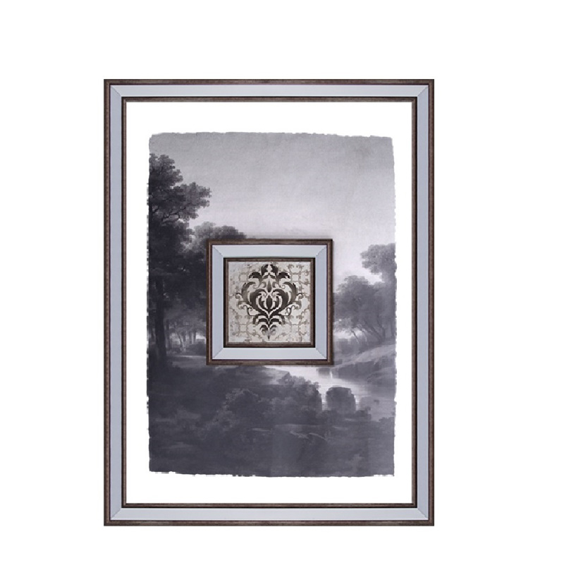 Πίνακες agiovlasitishome - ΣΗΜΑΝΤΙΚΟ: Σε περίπτωση διαφοράς τιμής από το κατάστημα ισχύει παντα και μόνο η τιμή του καταστήματος Κάδρο Γυαλί-Καθρέφτης ''Τοπίο'' Ασημί 56Χ76εκ MAF157 Es