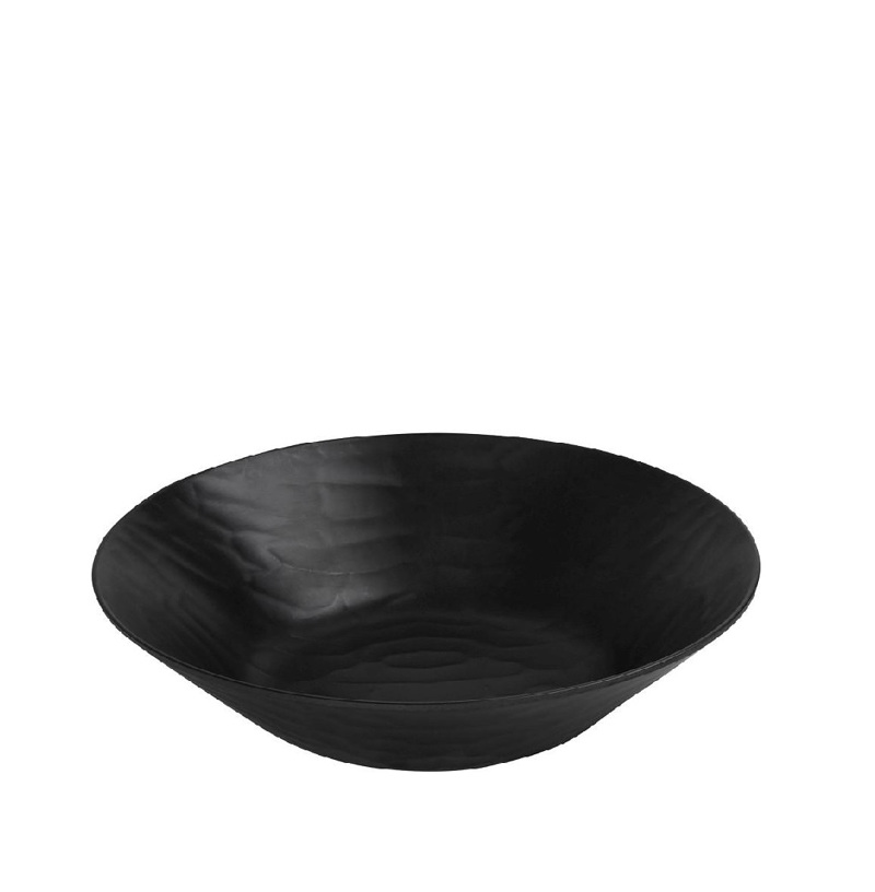 Black Μπωλ Στρογγ. 27εκ Wavy Matte Μελαμίνης MLB388K24-