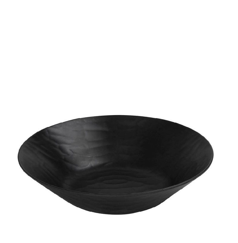 Black Μπωλ Στρογγ. 34εκ Wavy Matte Μελαμίνης MLB389K18-