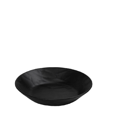 Black Πιάτο Βαθύ Στρογγ. 19εκ Wavy Matte Μελαμίνης MLB393K72-6 Espiel