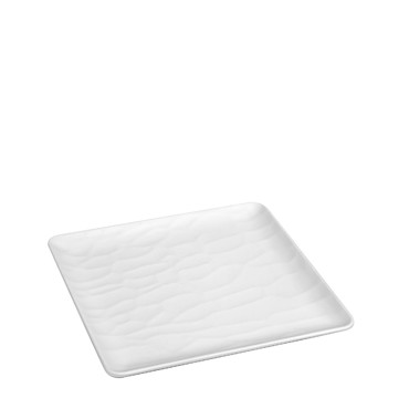 Πιάτο Ρηχό Τετράγωνο Μελαμίνης Λευκό 18X18X1.2cm MLW347K72-6 Espiel