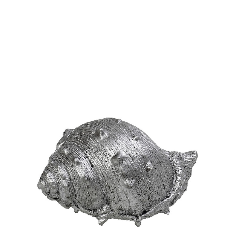 Espiel - ΣΗΜΑΝΤΙΚΟ: Σε περίπτωση διαφοράς τιμής από το κατάστημα ισχύει παντα και μόνο η τιμή του καταστήματος Διακοσμητικό Κοχύλι Resin Ασημί 13x8x6.5cm MT2730K4 Esp