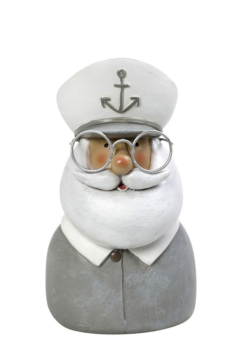 Καπετάνιος Γκρι Resin 13x11.5x25cm MT2750K1 Espiel