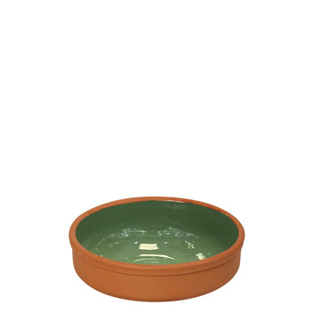 Πυρίμαχο Ρηχό Μπώλ από Terracotta Πράσινο Φ23x4cm NAK131K10-1 Espiel