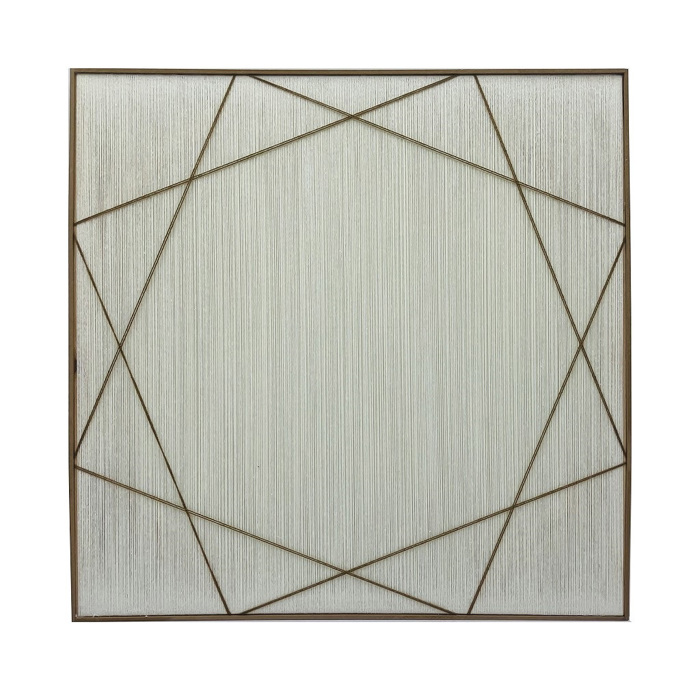 Pinakas me Korniza Xulini kai Nima Bez 71x3.5x71cm NIM103 Espiel