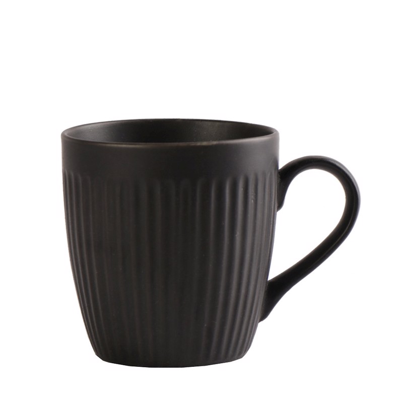 Κούπα ''GOBI'' Πορσελάνης Μαύρη Ματ 310ml Φ8.5x9cm OW20