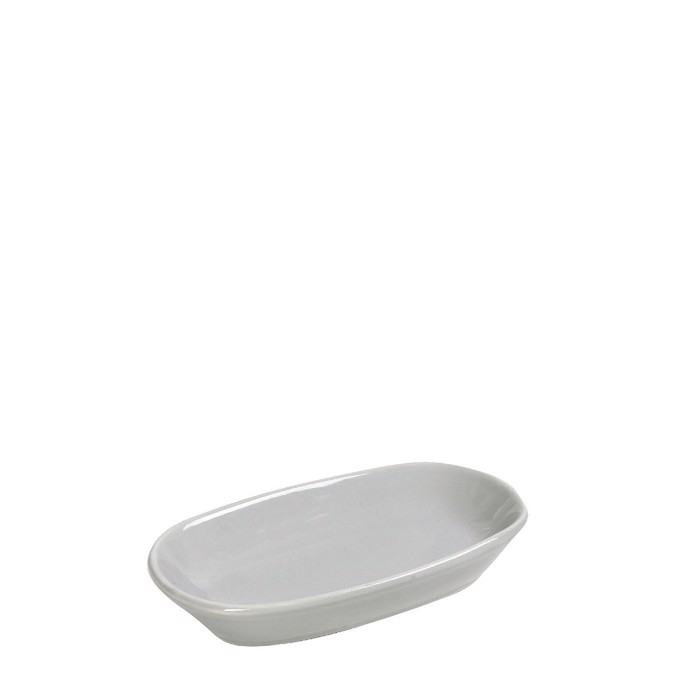 Sunodeftiko Piato Orthognio 'ESSENTIALS' Porselanis Ggri 12x7x2cm OWA111K12 Espiel
