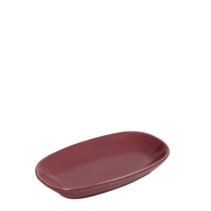 Sunodeftiko Piato Orthognio 'ESSENTIALS' Porselanis Roz 12x7x2cm OWD111K12 Espiel