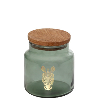 Δοχείο Γυάλινο Πράσινο με Καπάκι Φ10X11cm 635ml RAB615 Espiel