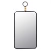 Kathreptis Toixou Metallikos Mavros 41.5x4.5x88cm REF202 Espiel