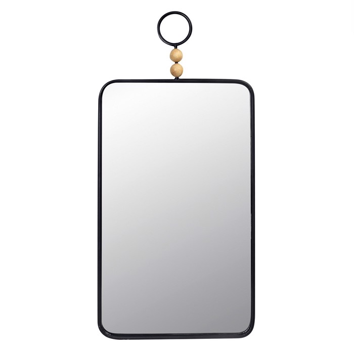 Kathreptis Toixou Metallikos Mavros 41.5x4.5x88cm REF202 Espiel