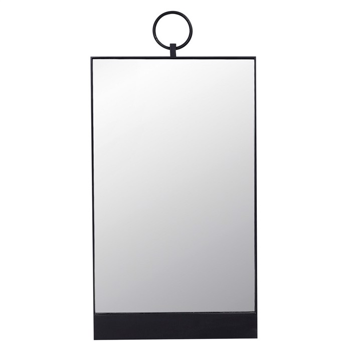 Kathreptis Toixou Metallikos Mavros 40x2.5x81cm REF208 Espiel