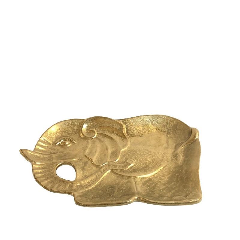 Espiel - ΣΗΜΑΝΤΙΚΟ: Σε περίπτωση διαφοράς τιμής από το κατάστημα ισχύει παντα και μόνο η τιμή του καταστήματος Δίσκος Ελέφαντας Κεραμικός Χρυσός 33εκ ROD103K3 Espiel