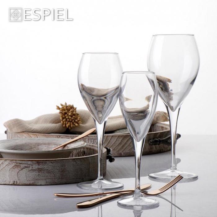 ΠΟΤΗΡΙ ΚΡΑΣΙΟΥ ΓΥΑΛΙΝΟ Φ7.7x21.5cm 260ml SP440090G6 ESPIEL POTIRI KRASIOu GALINO F7.7x21.5cm 260ml SP440090G6 ESPIEL