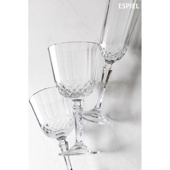 Ποτήρι Κρασιού 'DIONY' Γυάλινο 230ml Φ8.5x16.8cm SP440220S3 Espiel Potiri Krasiou 'DIONY' Gyalino 230ml F8.5x16.8cm SP440220S3 Espiel
