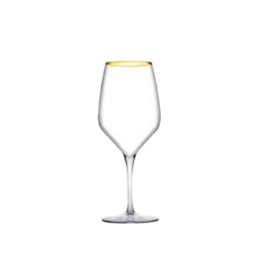Ποτήρι Κρασιού Γυάλινο 470cc Golden Touch Napa SP440349G6GD Espiel